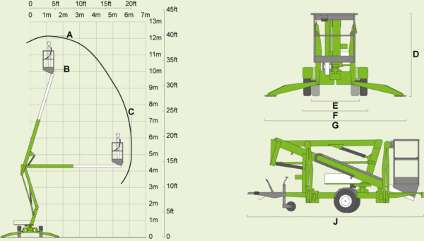 Towable Manlift 34' - Image 4
